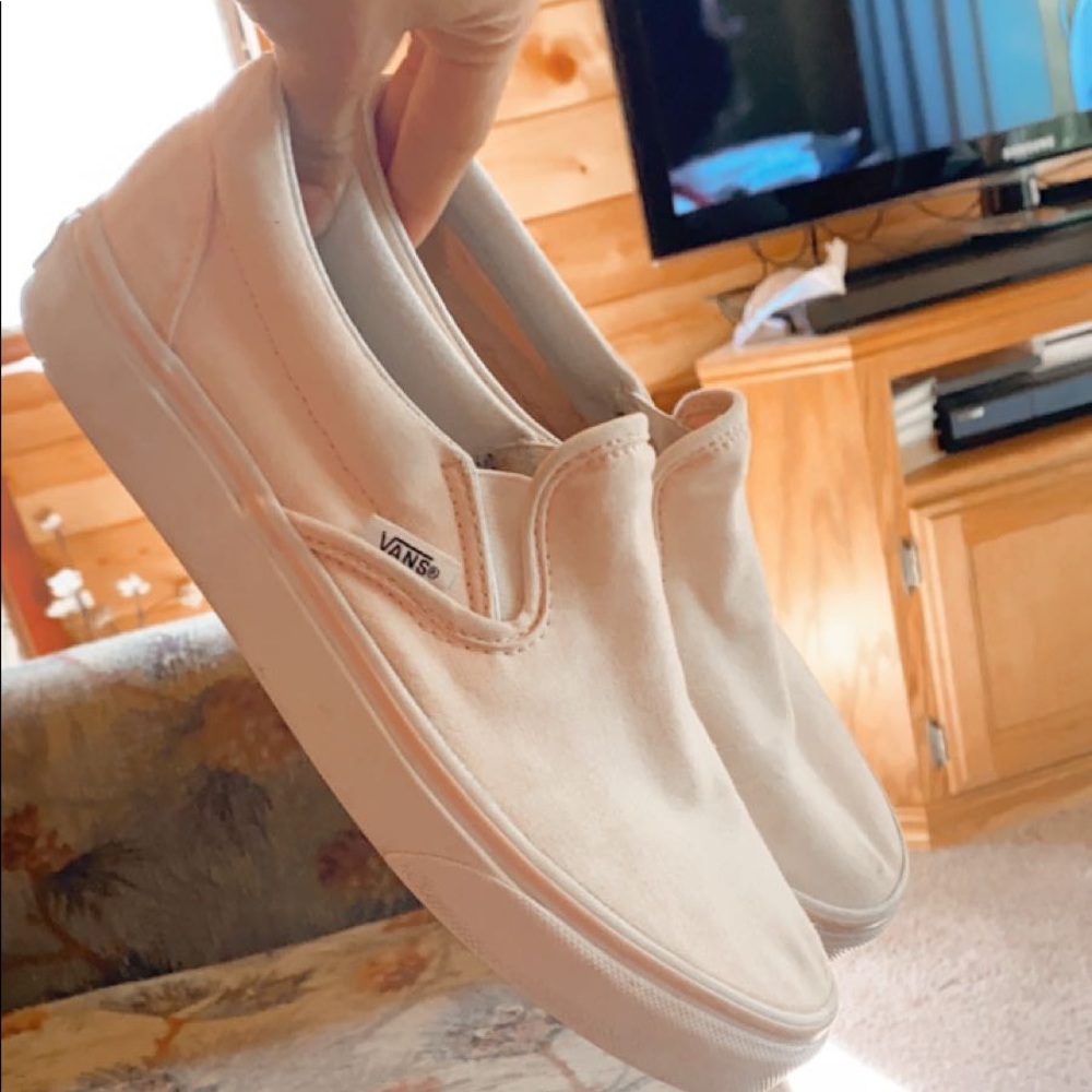 Cute light pink vans